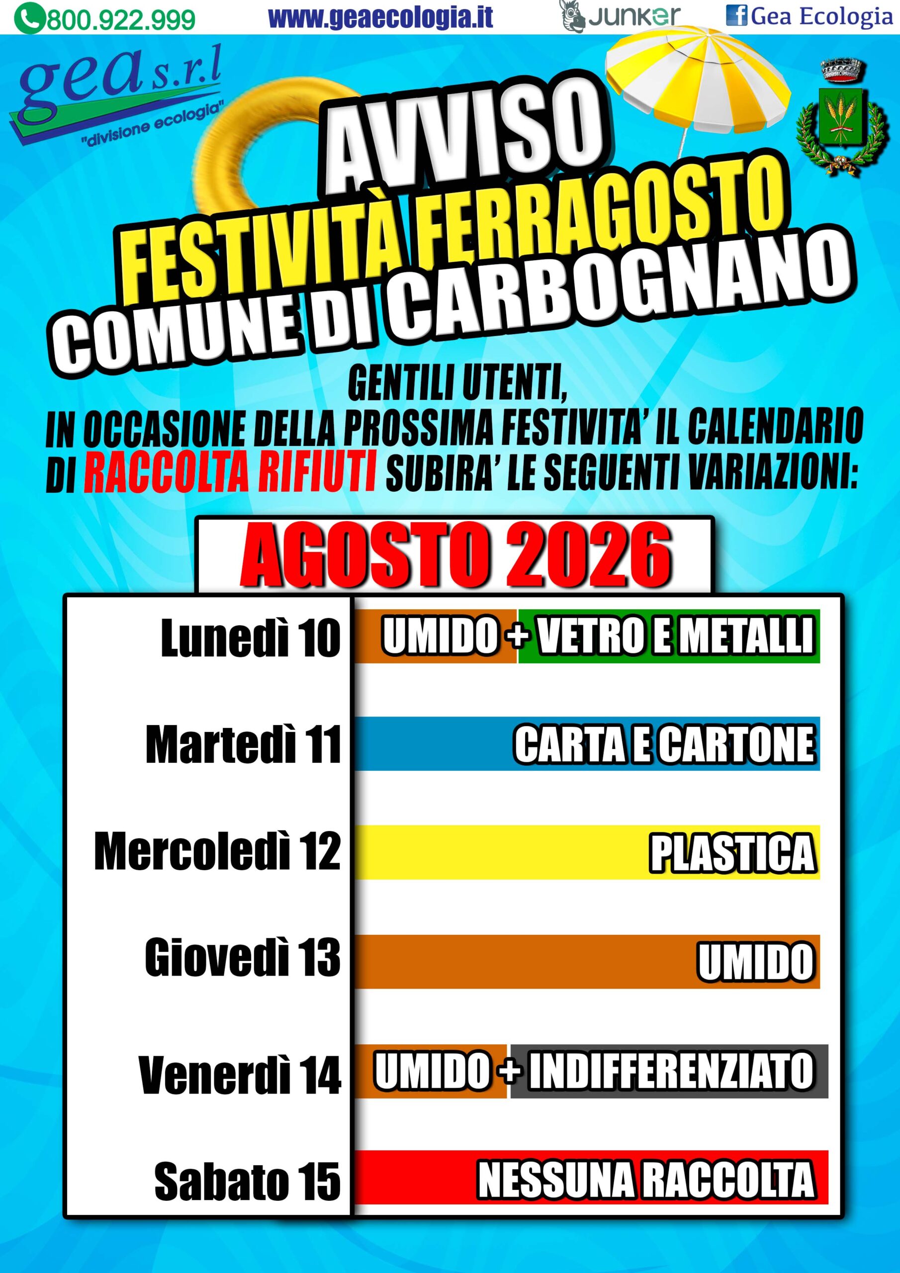 FERRAGOSTO CARBOGNANO